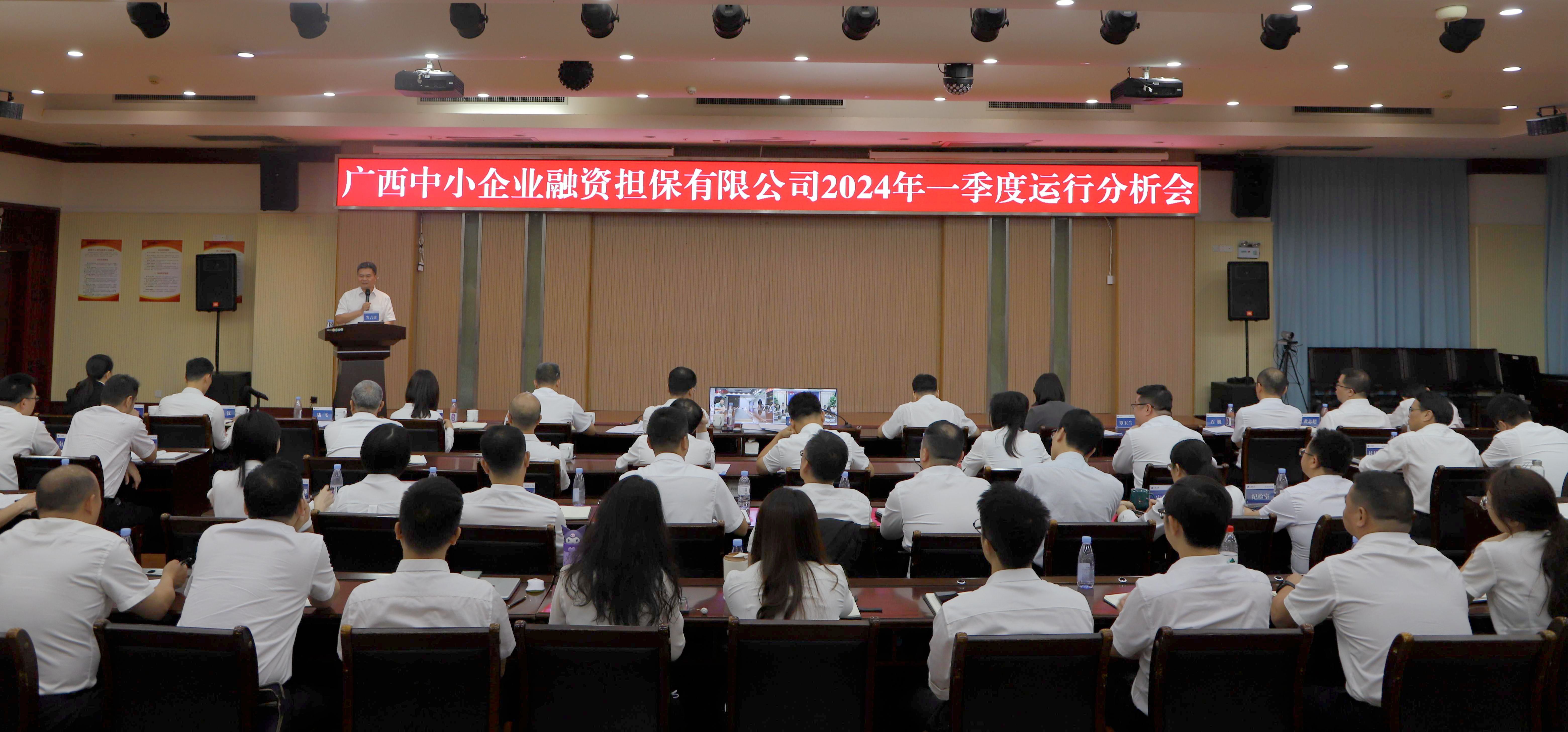 【落實(shí)落細(xì)落地，全力攻堅(jiān)“雙過半”】中小擔(dān)保召開2024年一季度運(yùn)行分析會(huì)